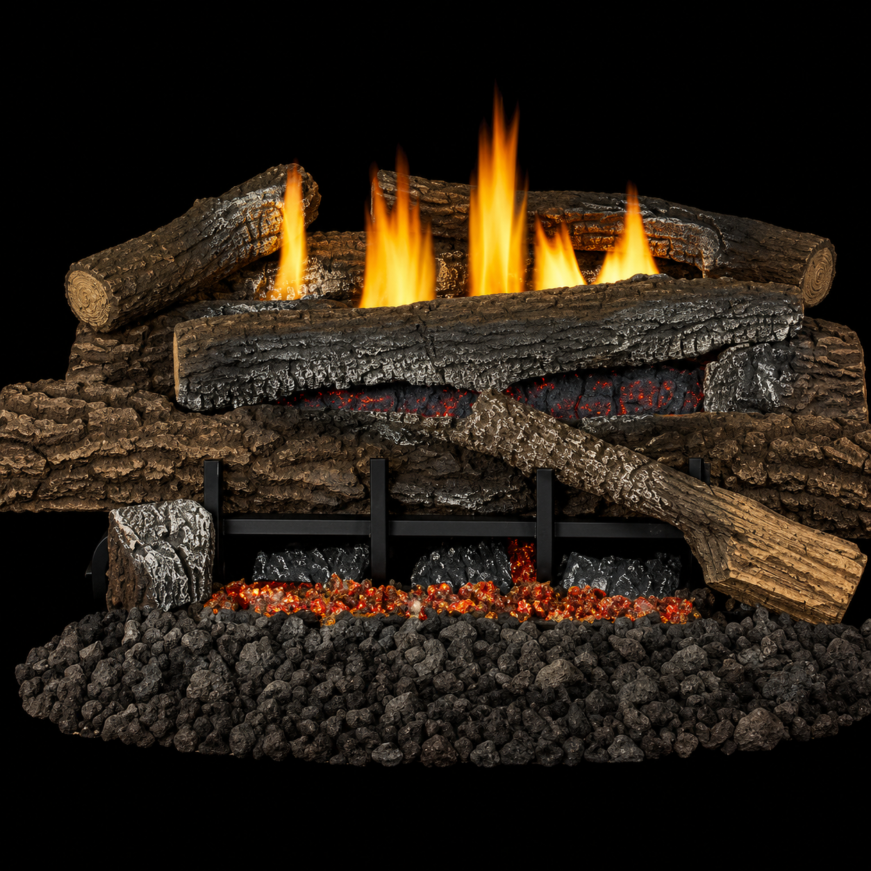 Superior BGE2436 24" Glow-Ramp Vent-Free Burner With Embers, Remote and Variable Control
