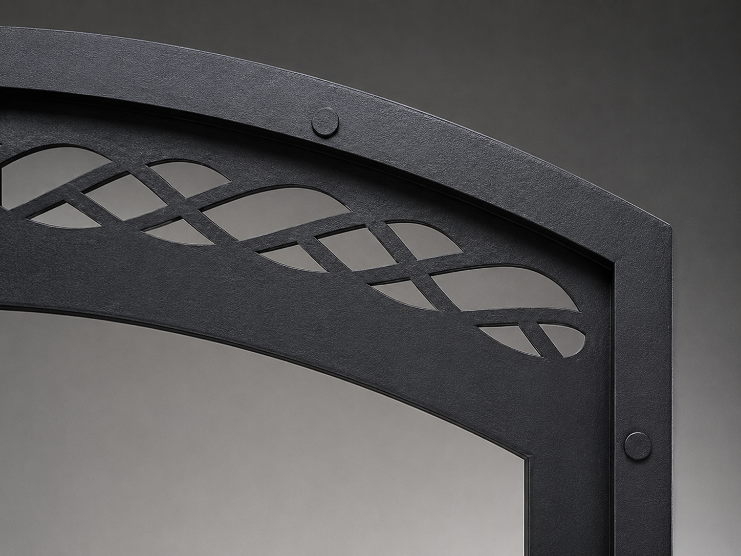 Superior BTCEFBK Black Smooth Steel Facade