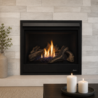 Superior DRC3040 40" Contemporary Top/Rear Direct Vent Gas Fireplace With Electronic Ignition