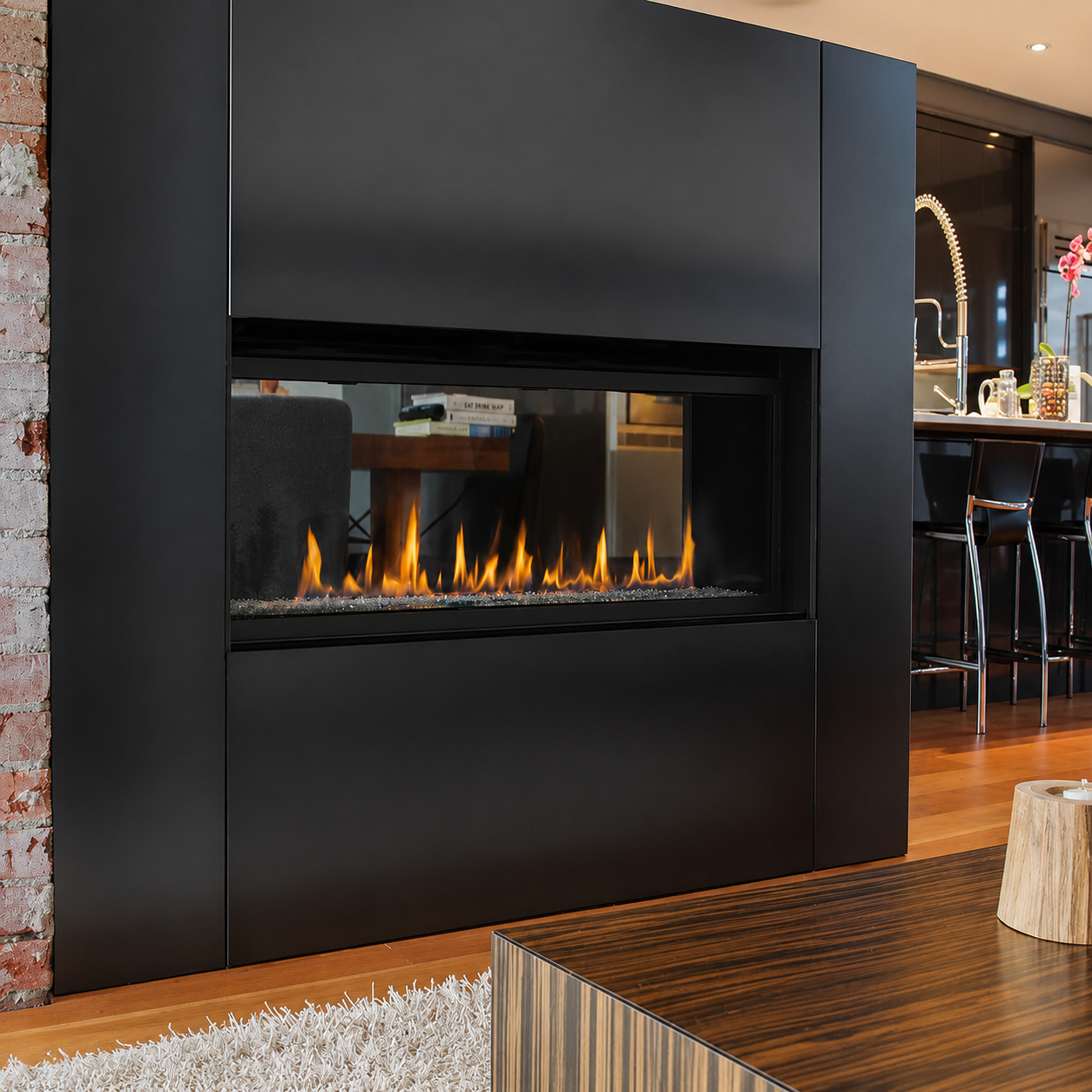 Superior DRL6048 48 Contemporary Linear Direct Vent Gas Fireplace