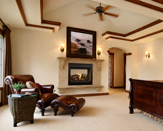 Superior DRT40ST 40" Traditional Multi View See-Through Direct Vent Gas Fireplace