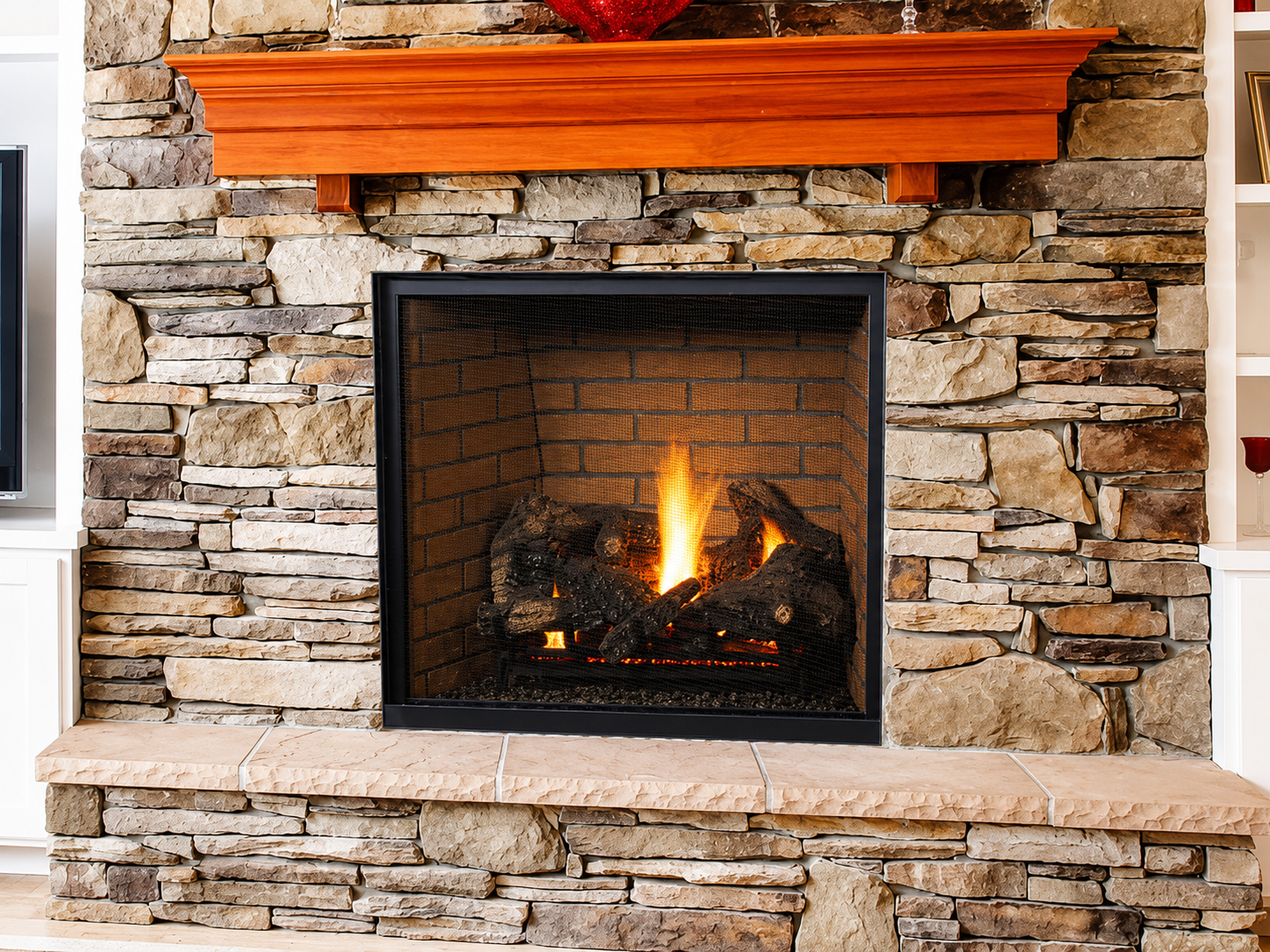 Superior DRT4240 40" Traditional Top Vent Gas Fireplace With Electronic Ignition