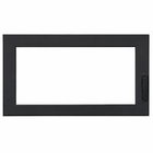 Superior DSSPBLK Black Steel Square Pane Door