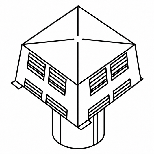 Superior ET-8DM Square Top Termination Cap