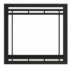 Superior FCBK35T Craftsman Black Facade for Gas Fireplaces
