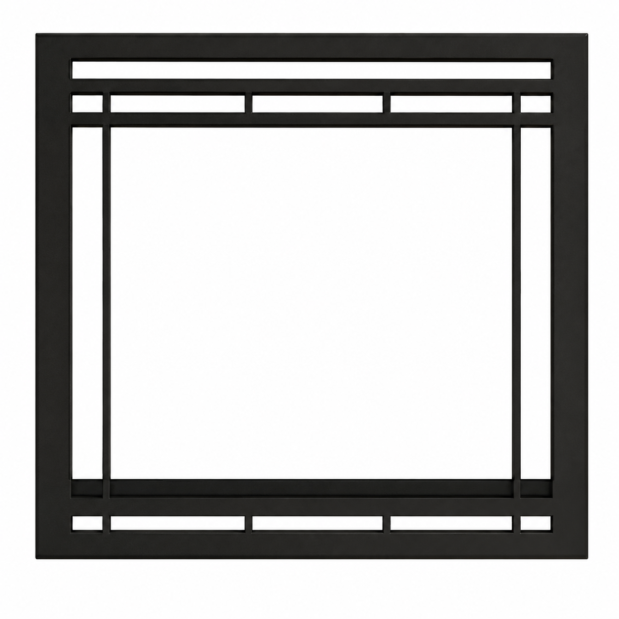 Superior FCBK35T Craftsman Black Facade for Gas Fireplaces