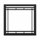 Superior FCBK40T Craftsman Black Facade for Gas Fireplaces