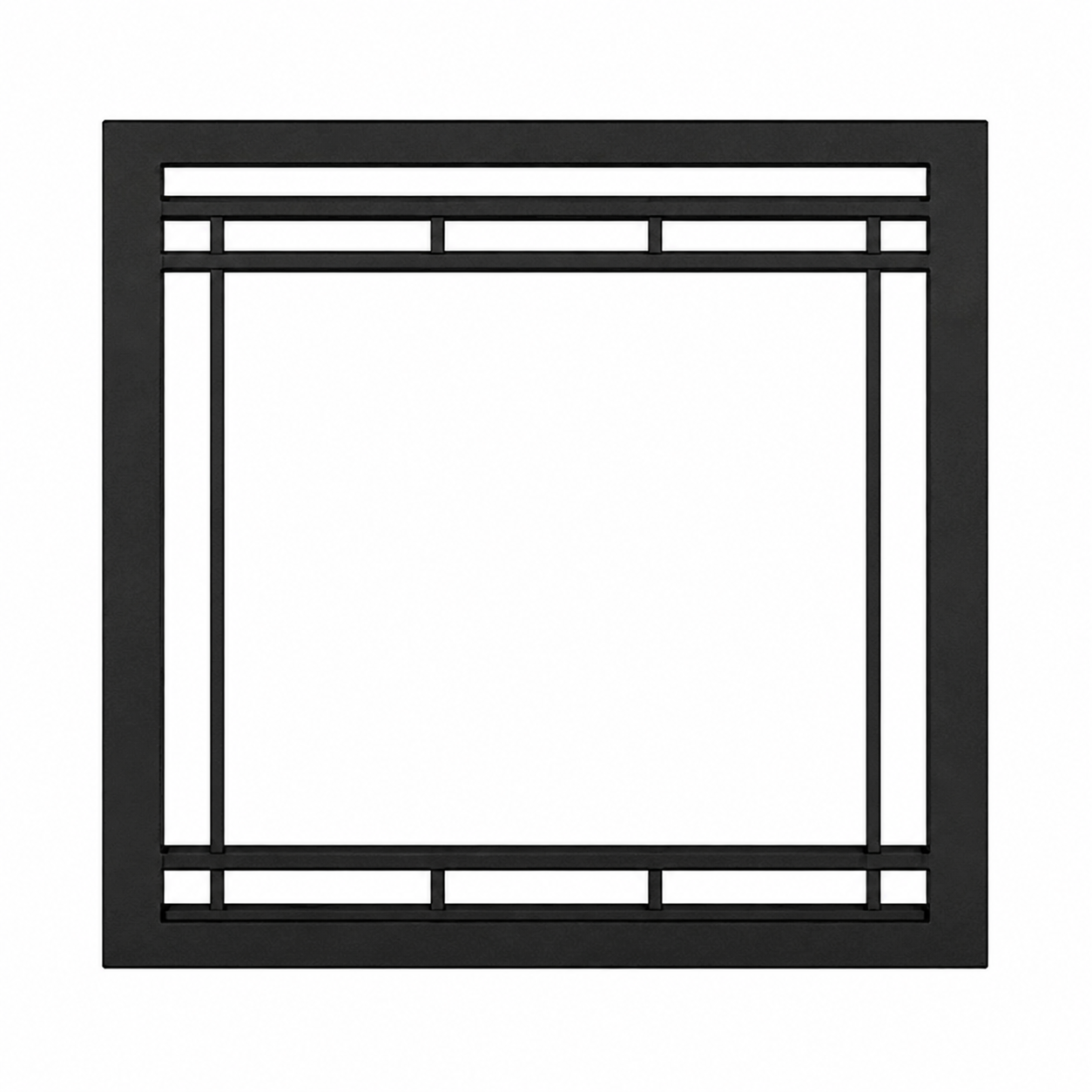 Superior FCBK40T Craftsman Black Facade for Gas Fireplaces