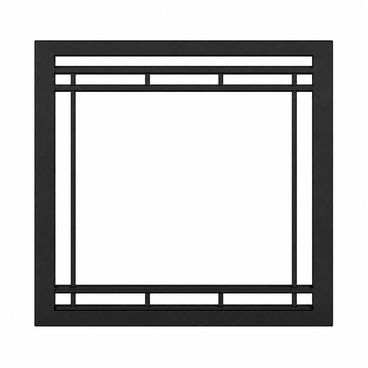 Superior FCBK45T Craftsman Black Facade for Gas Fireplaces