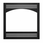 Superior FLVAOBLK Black Louvered Facade With Arched Opening