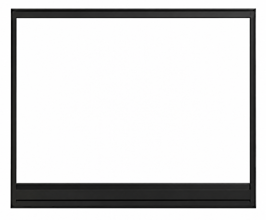 Superior FVFBK45T Vista Black Frame Facade for Gas Fireplaces