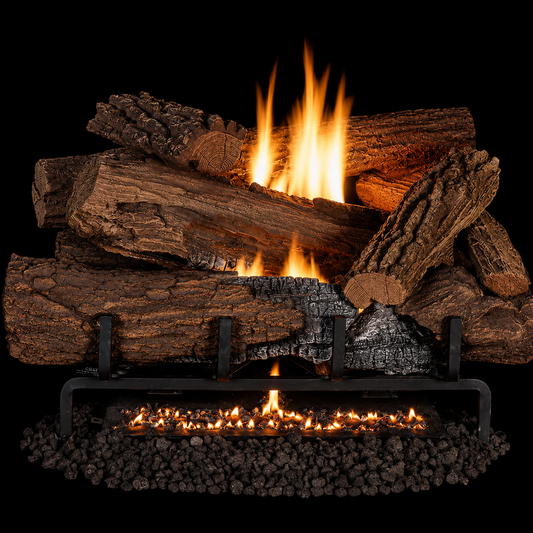 Superior LMF30 Mega-Flame Series 30" Mossy Oak Indoor Vent Free Log Set