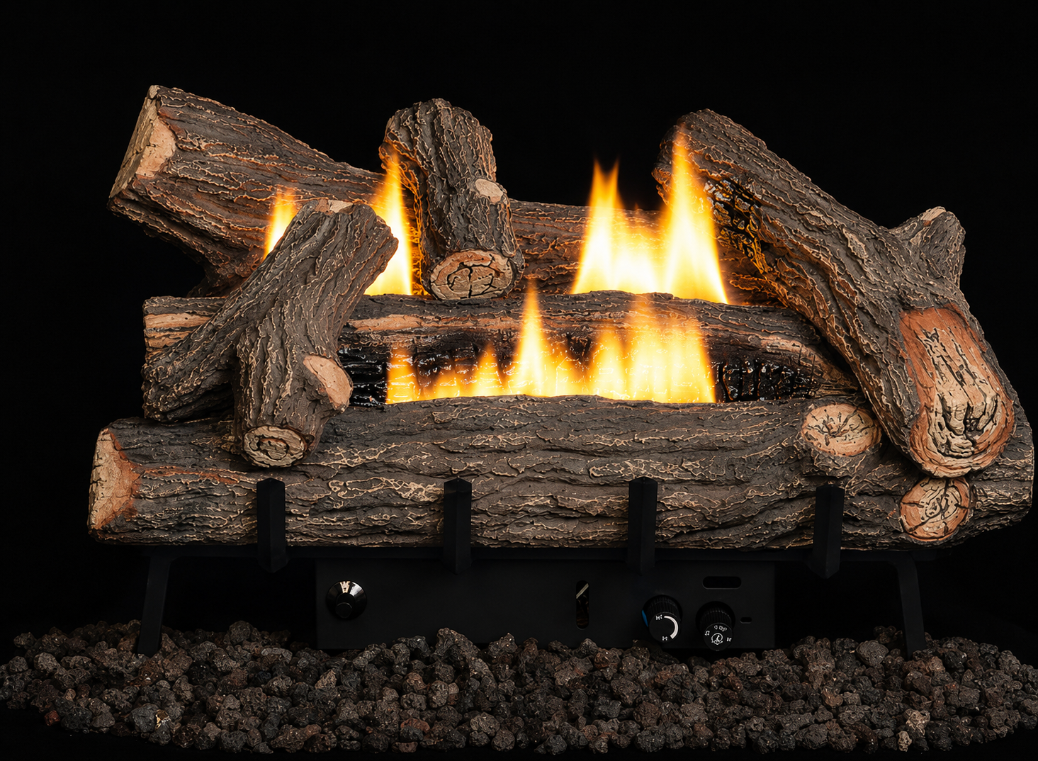 Superior LVD24CHHD Double-Flame Series 24" Crescent Hill High Definition Vent Free Logs