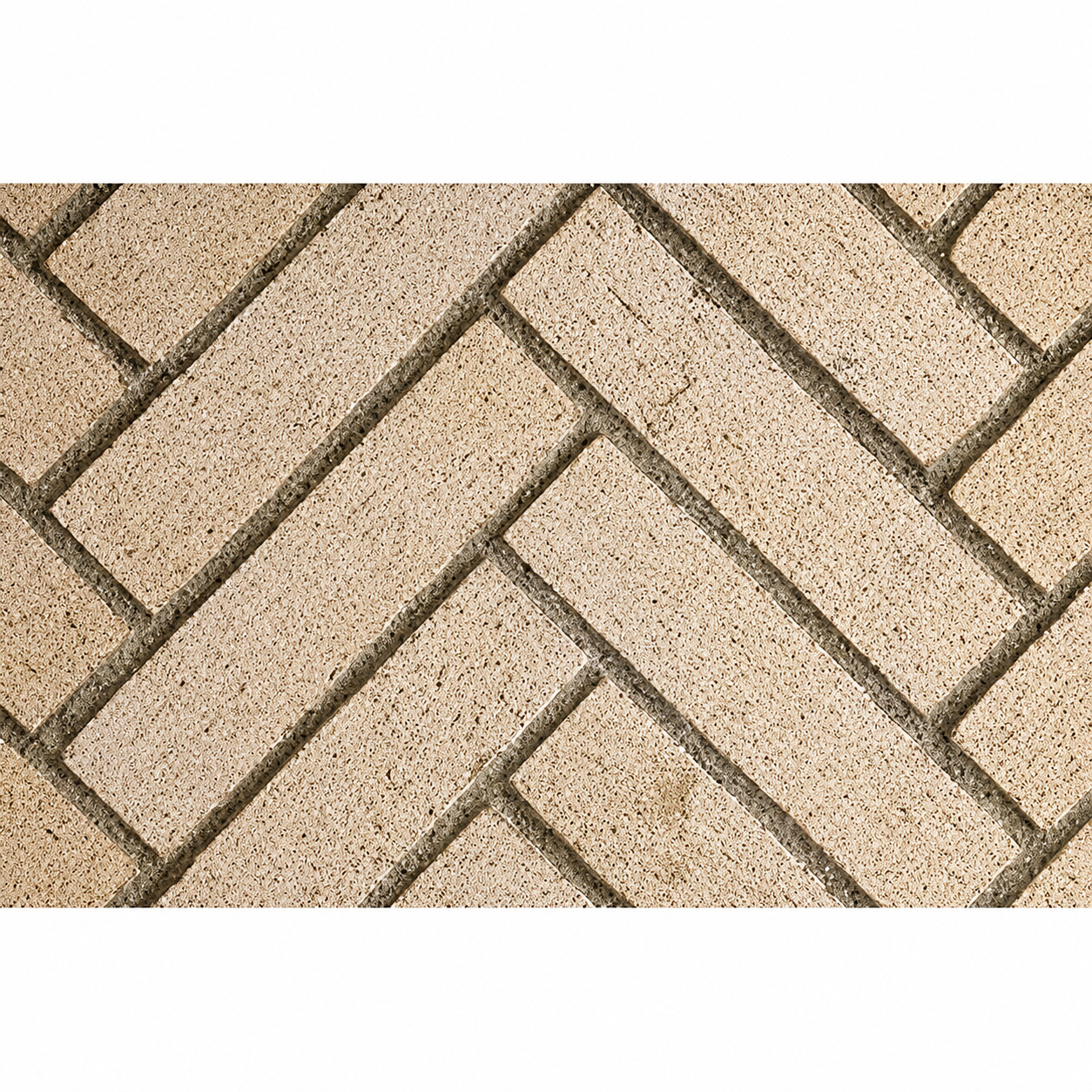 Superior MOSAIC36IVSH Mosaic Masonry 36" Ivory Split Herringbone Brick Liners