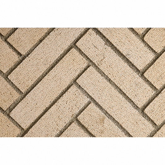 Superior MOSAIC36IVSH Mosaic Masonry 36" Ivory Split Herringbone Brick Liners