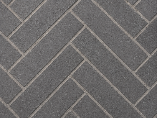 Superior MOSAIC36SGSH Mosaic Masonry 36" Slate Grey Split Herringbone Brick Liners