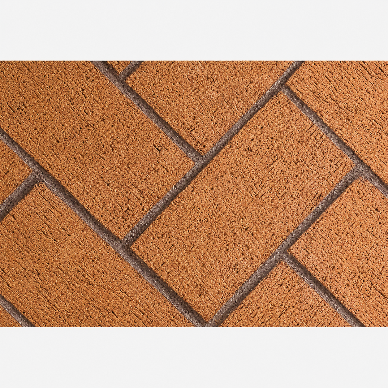 Superior MOSAIC36WRFH Mosaic Masonry 36" Warm Red Full Herringbone Brick Liners