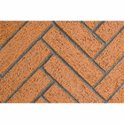 Superior MOSAIC36WRSH Mosaic Masonry 36" Warm Red Split Herringbone Brick Liners