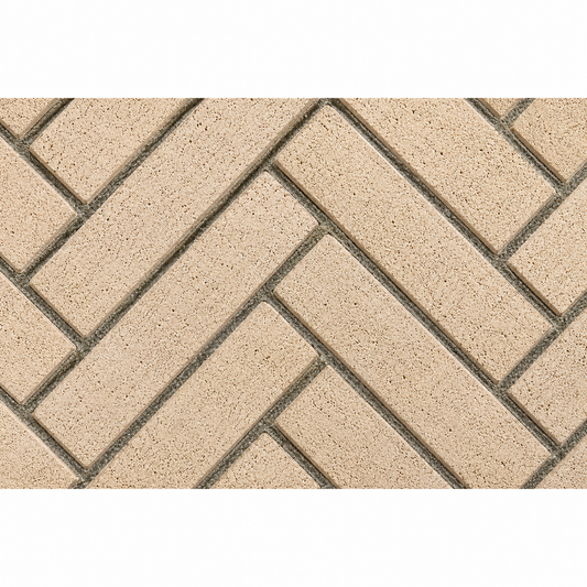 Superior MOSAIC42IVSH Mosaic Masonry 42" Ivory Split Herringbone Brick Liners