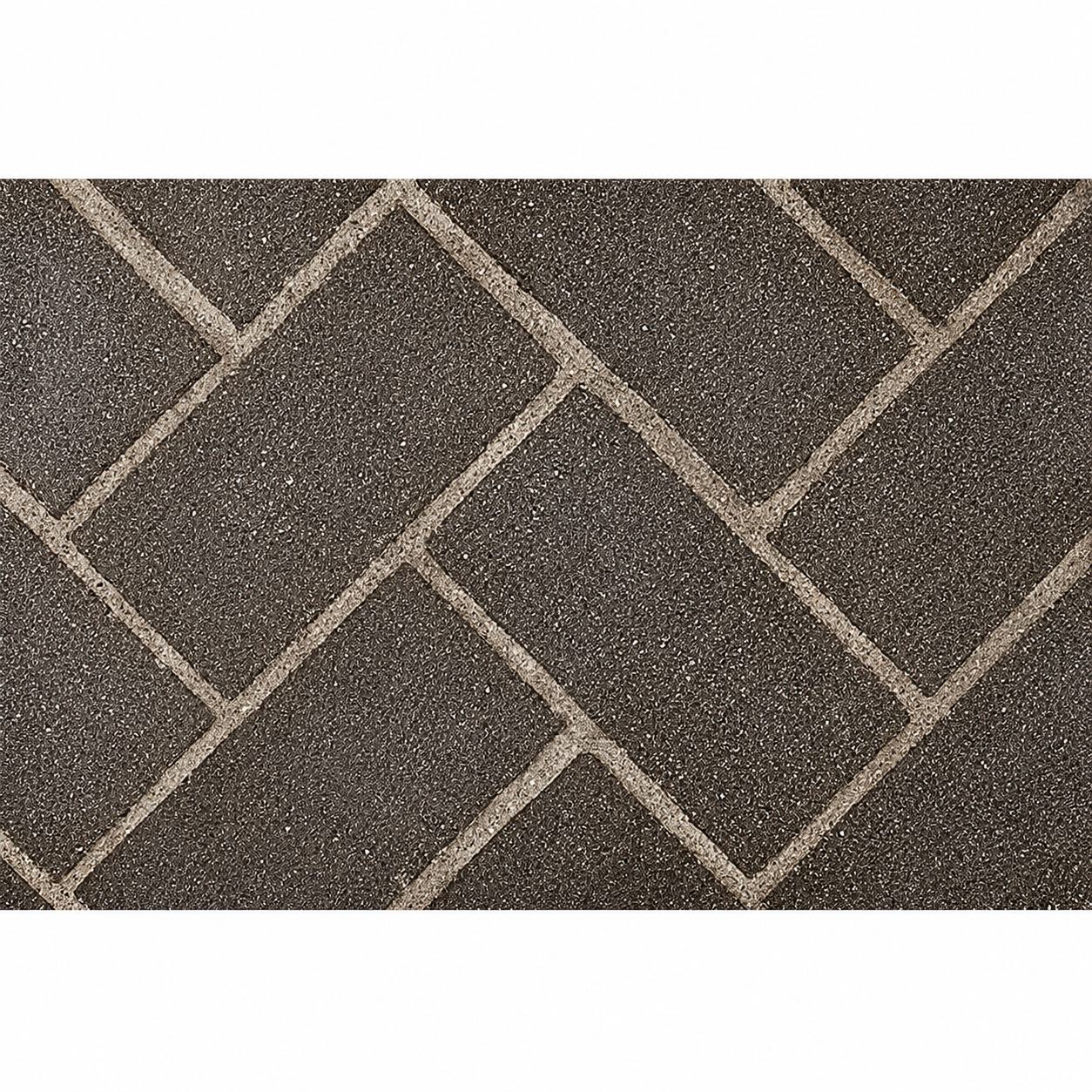 Superior MOSAIC42MIFH Mosaic Masonry 42" Midnight Full Herringbone Brick Liners