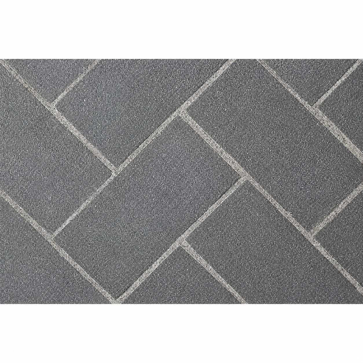 Superior MOSAIC42SGFH Mosaic Masonry 42" Slate Grey Full Herringbone Brick Liners