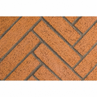 Superior MOSAIC42WRSH Mosaic Masonry 42" Warm Red Split Herringbone Brick Liners