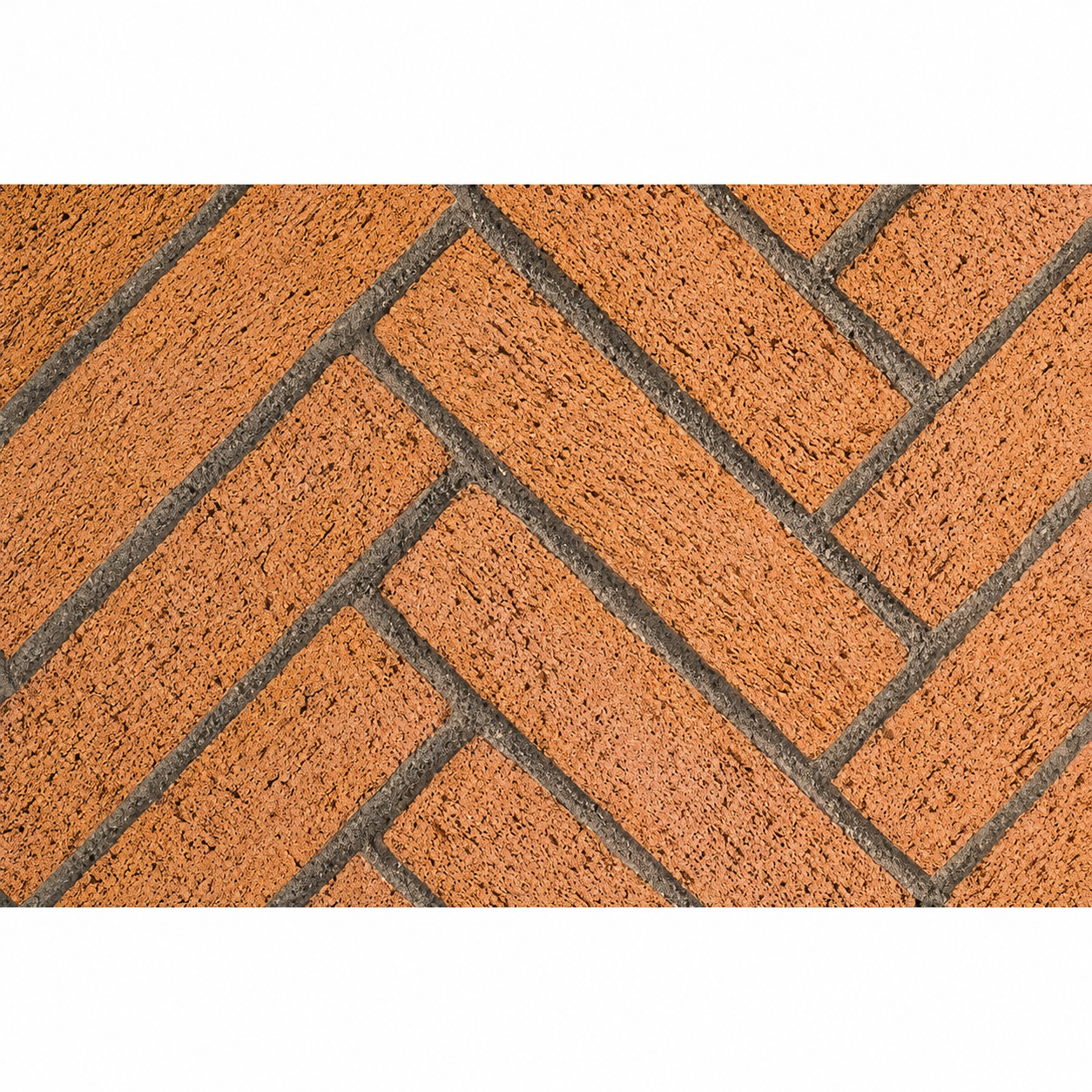 Superior MOSAIC42WRSH Mosaic Masonry 42" Warm Red Split Herringbone Brick Liners