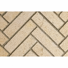 Superior MOSAIC48IVSH Mosaic Masonry 48" Ivory Split Herringbone Brick Liners