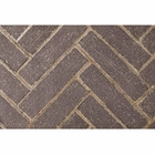 Superior MOSAIC48MISH Mosaic Masonry 48" Midnight Split Herringbone Brick Liners