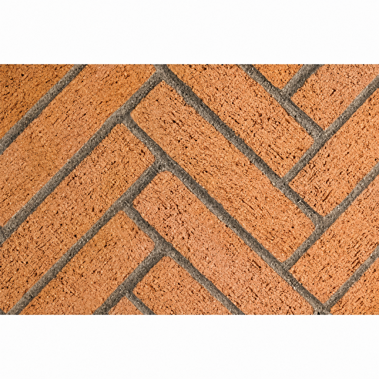 Superior MOSAIC48WRSH Mosaic Masonry 48" Warm Red Split Herringbone Brick Liners