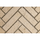 Superior MOSAIC50IVSH Mosaic Masonry 50" Ivory Split Herringbone Brick Liners
