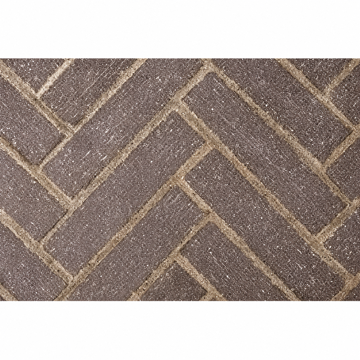 Superior MOSAIC50MISH Mosaic Masonry 50" Midnight Split Herringbone Brick Liners