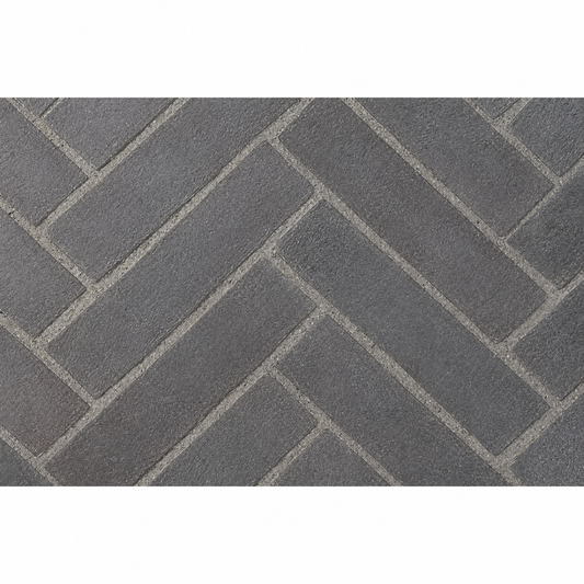 Superior MOSAIC50SGSH Mosaic Masonry 50" Slate Grey Split Herringbone Brick Liners