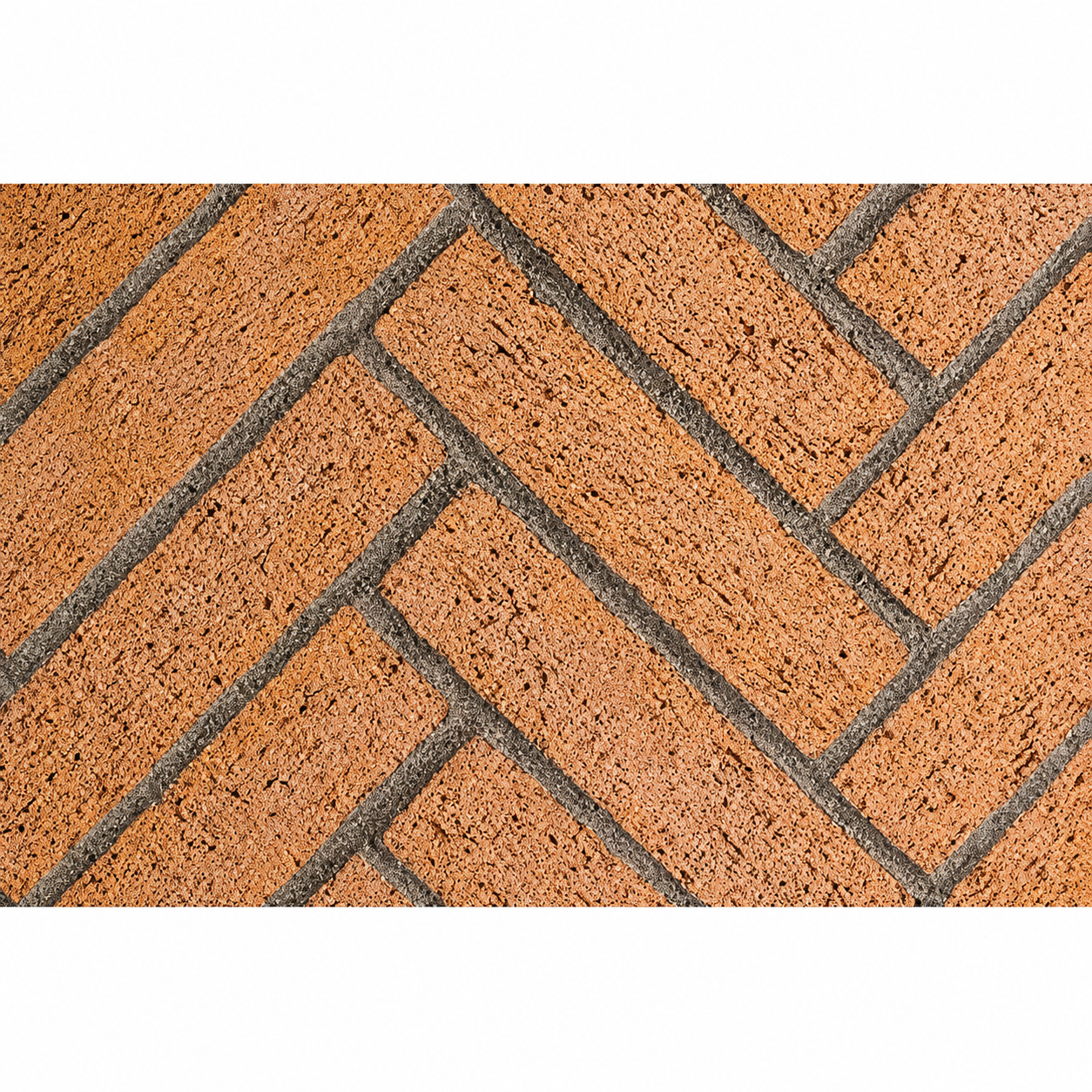 Superior MOSAIC50WRSH Mosaic Masonry 50" Warm Red Split Herringbone Brick Liners