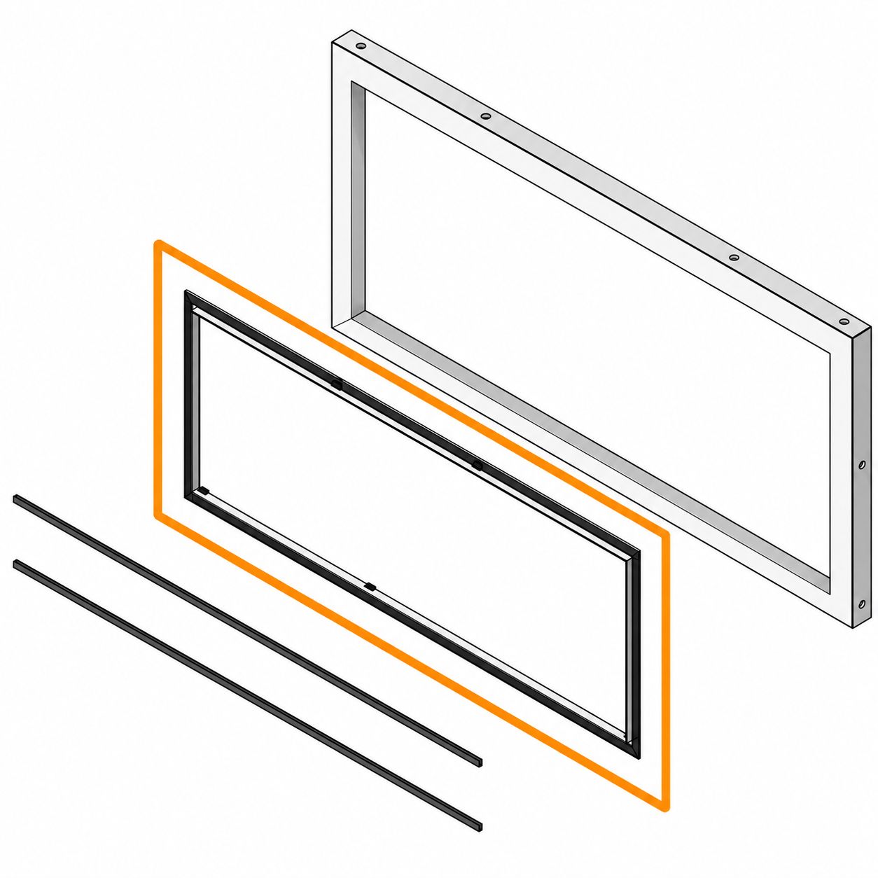 Superior OSTK-LIN48 Linear Indoor/Outdoor See-Through Conversion Kit