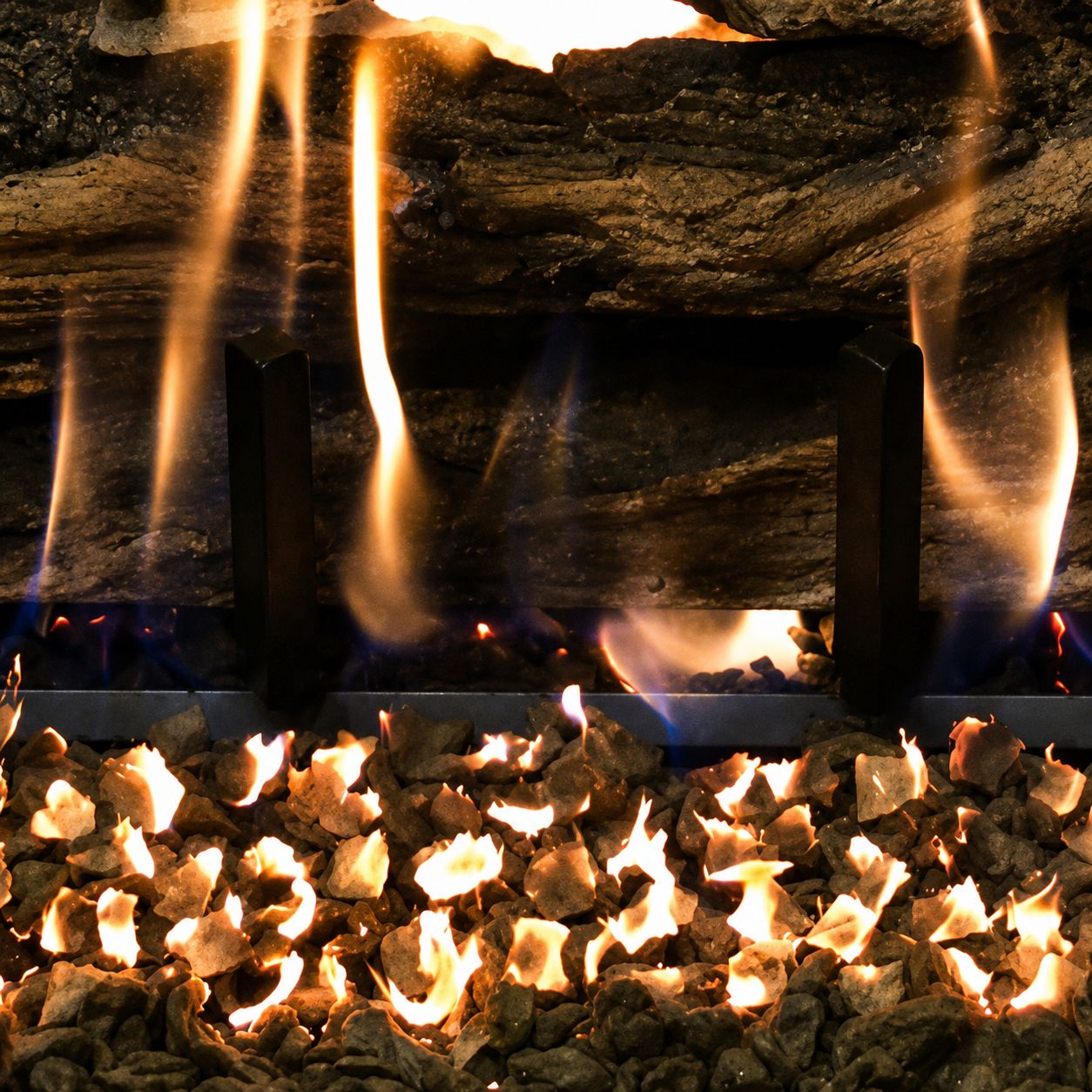 Superior PGE Platinum Glowing Embers Fireplace Media