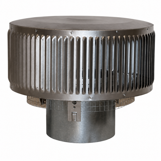Superior RLT-8DM Round Top Termination Cap With Louvered Screen