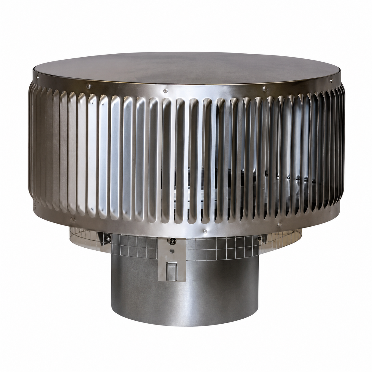 Superior RLT-8HT Round Top Termination Kit With Louvered Screen