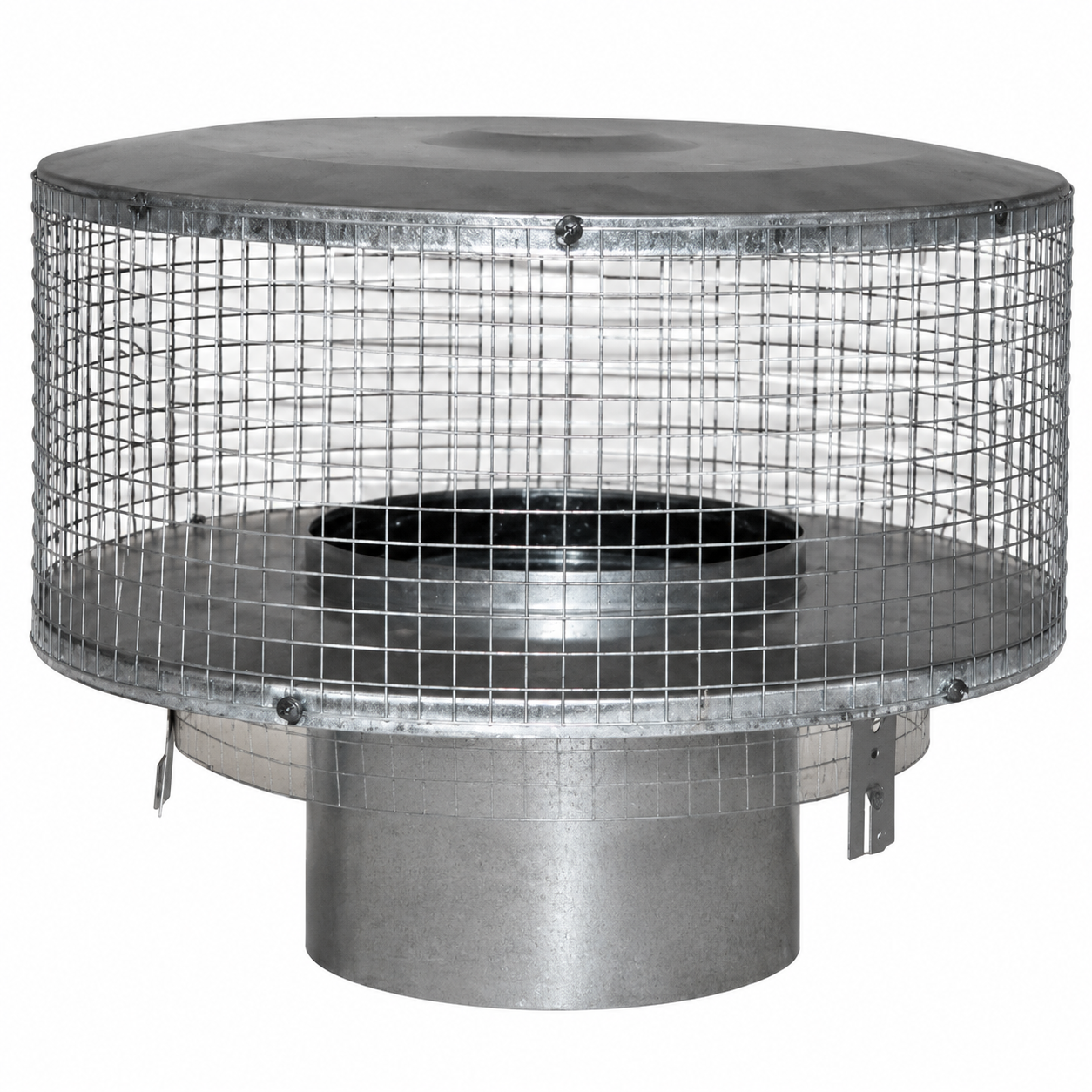 Superior RT-8DM Round Top Termination Cap With Mesh Screen