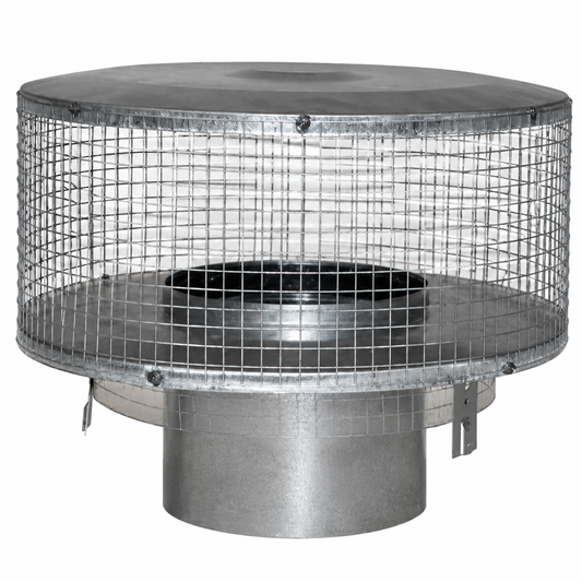 Superior RT-8DM Round Top Termination Cap With Mesh Screen