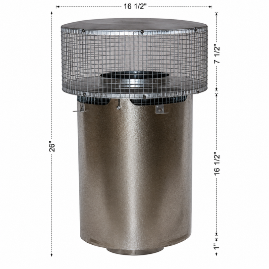 Superior RTT-8DM Round Top Termination Cap With Slip Section