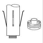 Superior SF4.5AdaptorKIT 4.5" Secure Vent to Secure Flex to Secure Vent Adaptor Kit