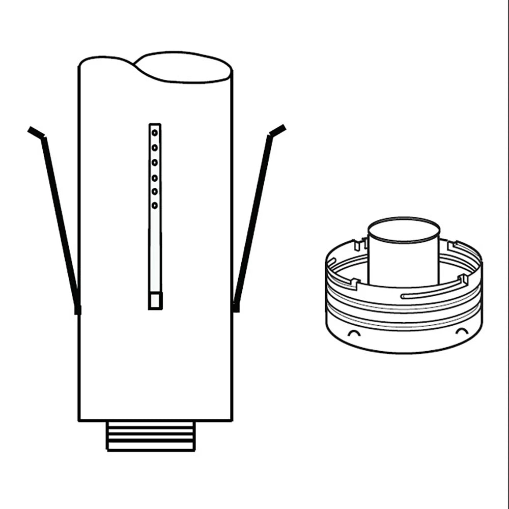 Superior SF4.5AdaptorKIT 4.5" Secure Vent to Secure Flex to Secure Vent Adaptor Kit
