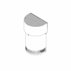 Superior SV4.5-HTSK Horizontal Termination Shroud Kit for Rigid or Flex Universal Vent