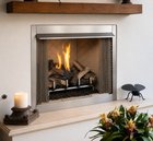 Superior VRE3236 36" Traditional Outdoor Vent-Free Gas Fireplace With Electronic Ignition and Refractory Panels