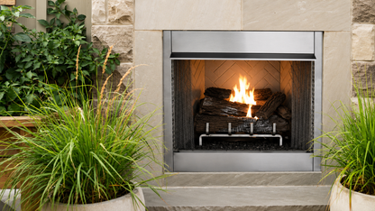 Superior VRE4242 42" Traditional Indoor/Outdoor Vent-Free Firebox With Refractory Panels