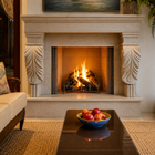 Superior VRE4336 36" Traditional Outdoor Vent-Free Gas Fireplace With Electronic Ignition and Refractory Panels