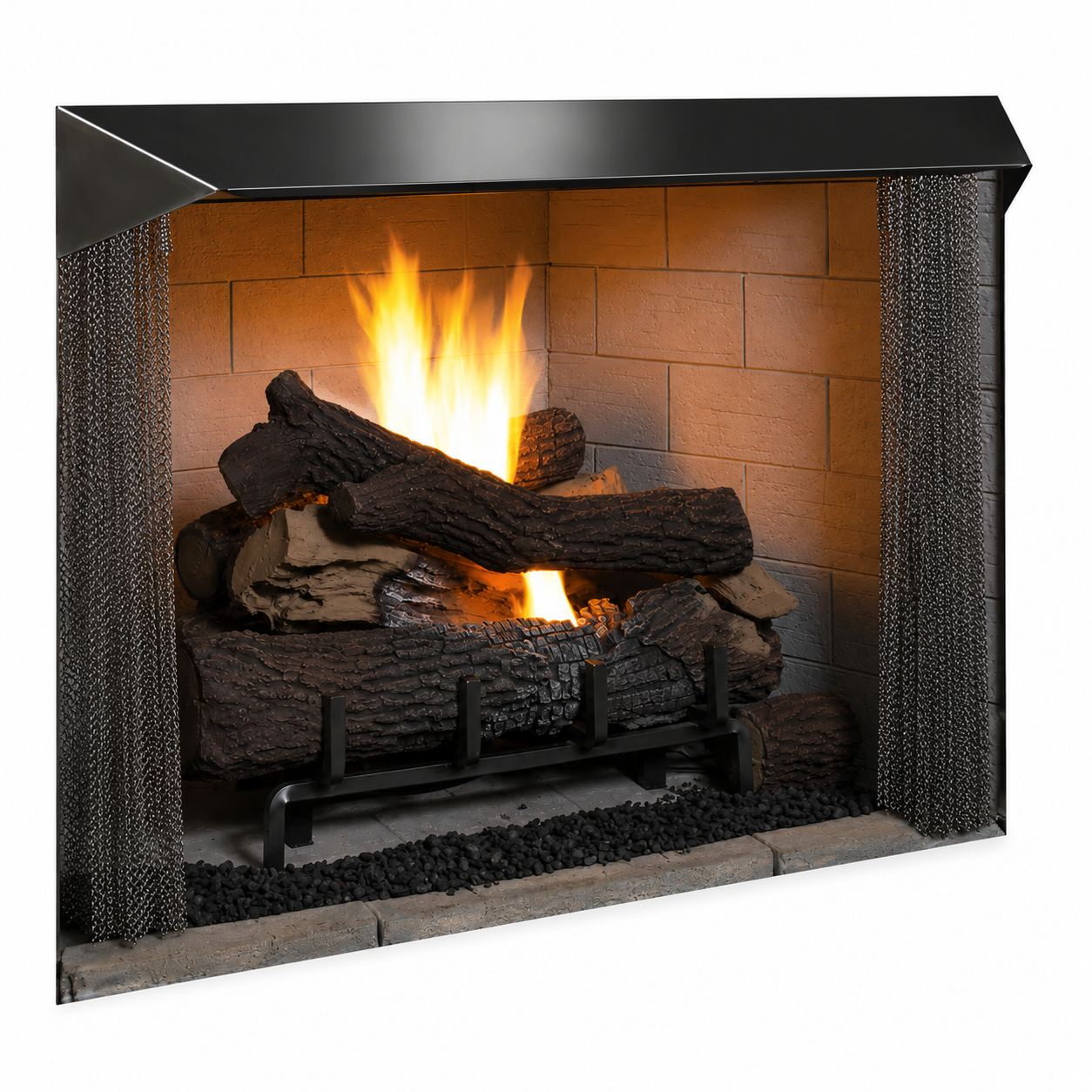 Superior VRE4542WS 42" Traditional Outdoor Vent-Free Firebox With Refractory Panels