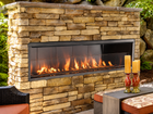 Superior VRE4672 72" Linear Outdoor Ventless Gas Fireplace With Electronic Ignition