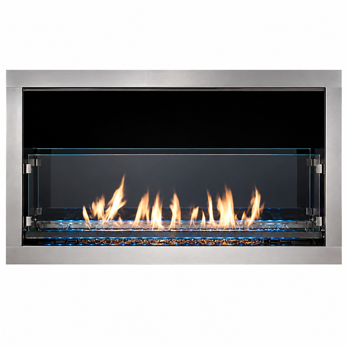 Superior VRE4672 72" Linear Outdoor Ventless Gas Fireplace With Electronic Ignition